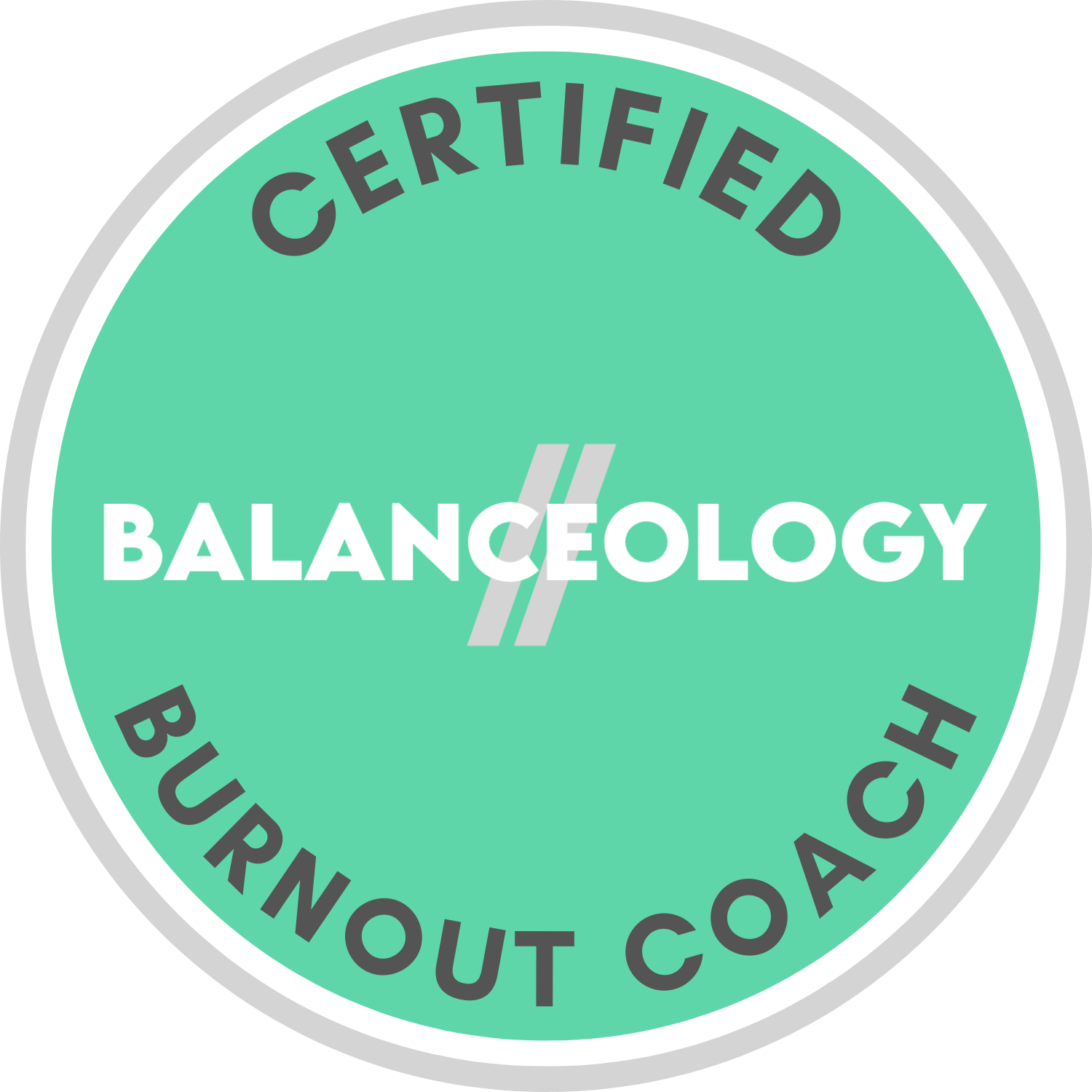 Balanceology Certified Burnout Coach badge